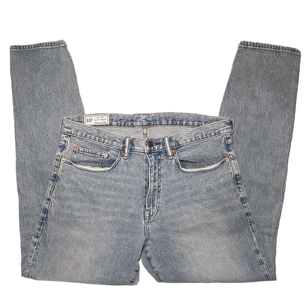 GAP Slim Taper Light Wash Jeans 34x30